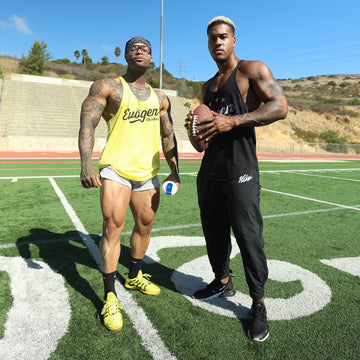 Evogen Elite Athletes Josh Harrell and Kristopher Davis Track and Field Workout