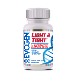 Evogen | Light & Tight | 14 Day Digestive Cleanse & Detox | Capsules | Front Image Product