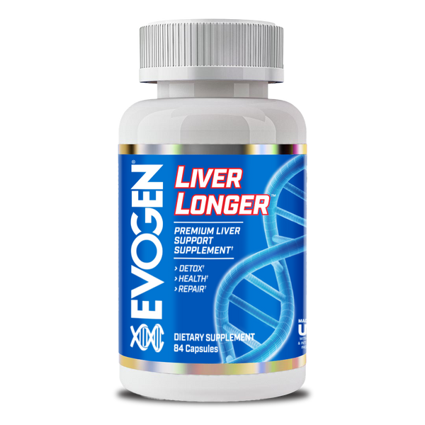 Evogen | Liver Longer | Liver Support Supplement | Capsules | Front Product Image