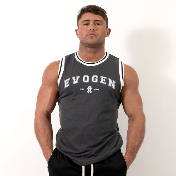 Varsity Fitted Muscle Tank