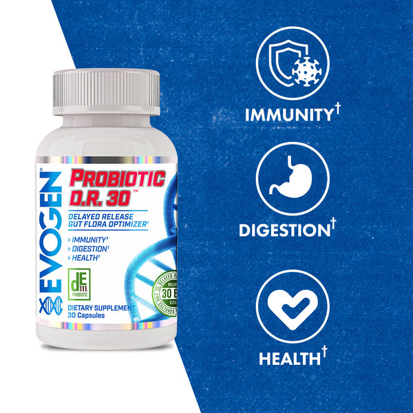 Evogen | Probiotic D.R. 30 | 30 Capsule | Product Call Outs