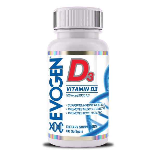 Evogen | Vitamin D3 | Softgels | Front